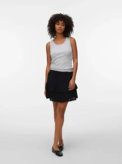 VMTRINE Mid waist Korte rok