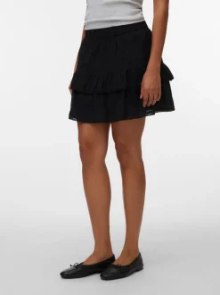 VMTRINE Mid waist Korte rok