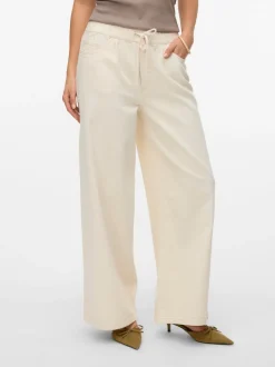 VMVALERIA Mid rise Wide leg fit Jeans