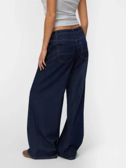 VMVALERIA Mid rise Wide leg fit Jeans