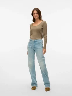 VMVALERIE Mid rise Straight fit Jeans
