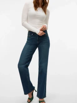 VMVANESSA Low rise Wide leg fit Jeans