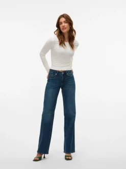 VMVANESSA Low rise Wide leg fit Jeans