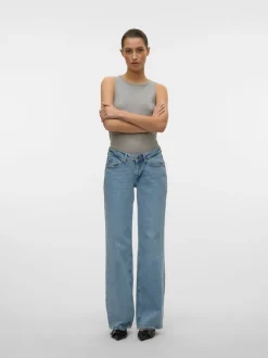 VMVANESSA Low rise Wide leg fit Jeans