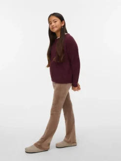 VMVELVET Mid waist Broek