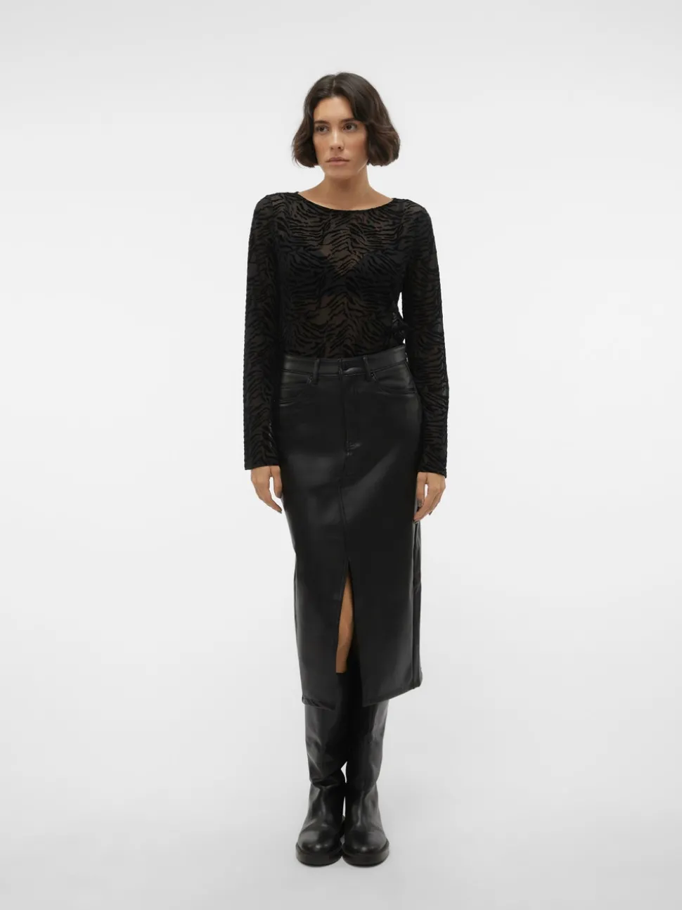 VMVERI High waist Midi-rok