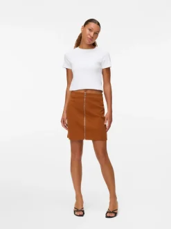 VMVIENNA High waist Corduroy Midi-rok