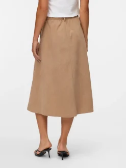 VMVIENNA High waist Corduroy Midi-rok