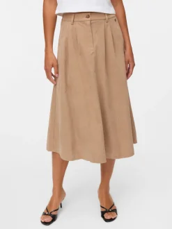 VMVIENNA High waist Corduroy Midi-rok
