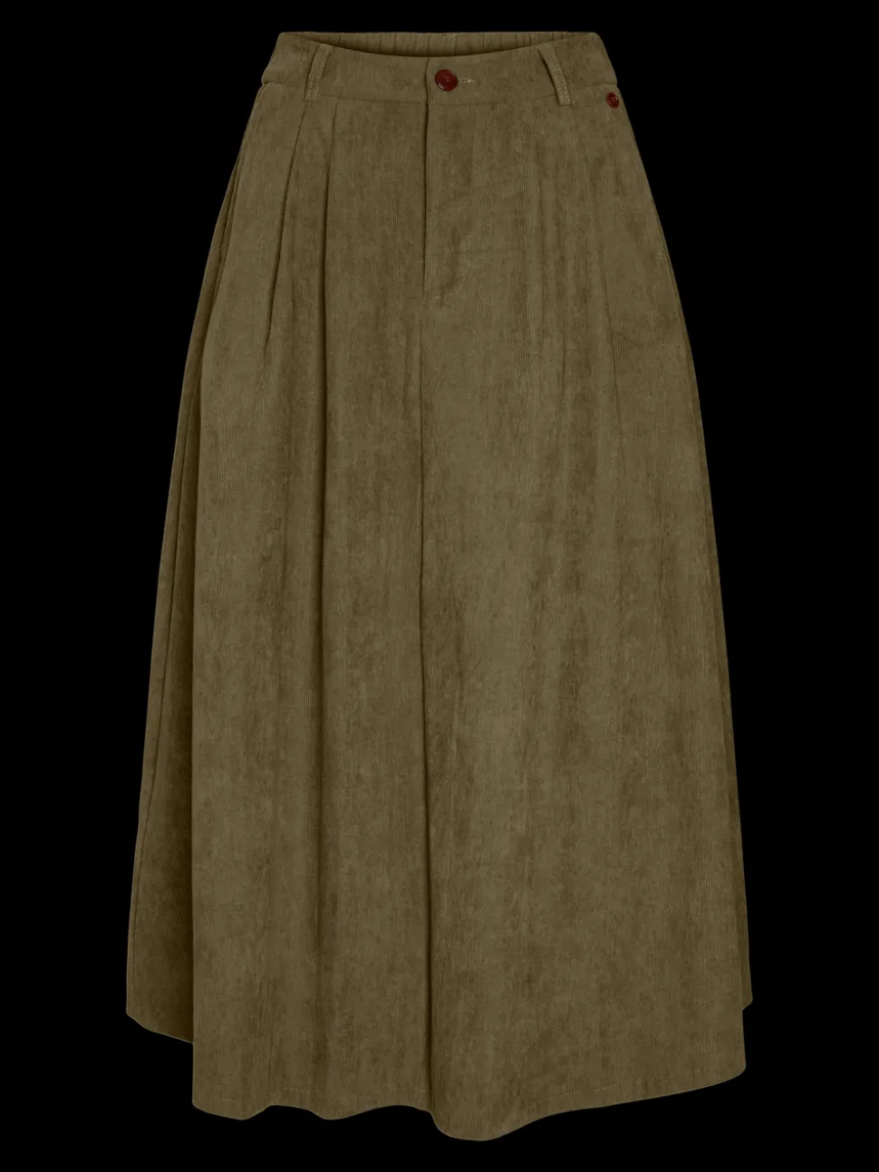 VMVIENNA High waist Corduroy Midi-rok