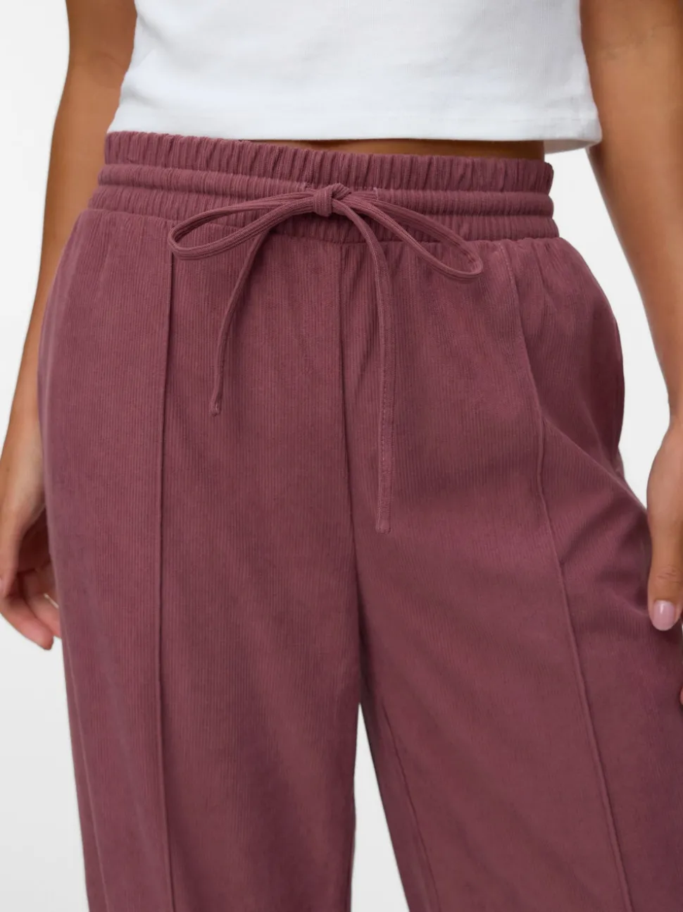 VMVILJA High waist fluwelen Broek