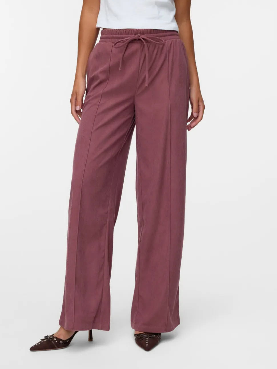 VMVILJA High waist fluwelen Broek