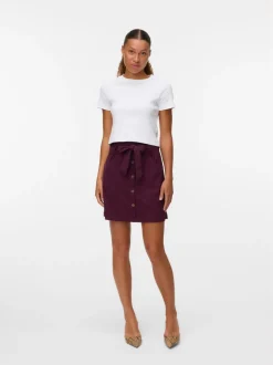 VMVILJA Corduroy High waist Korte rok