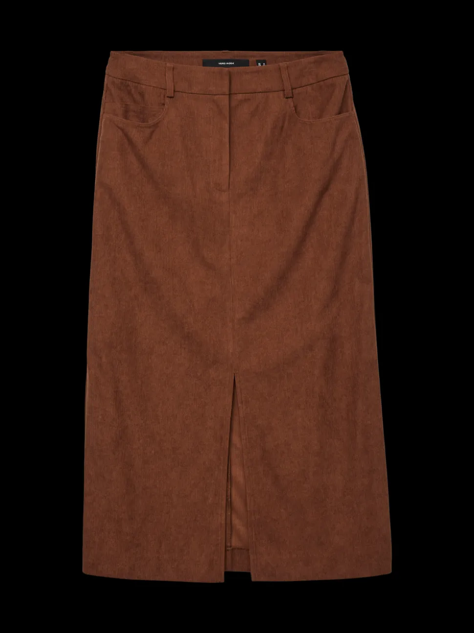 VMVILJA Corduroy High waist Midi-rok