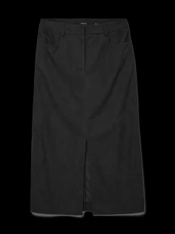 VMVILJA Corduroy High waist Midi-rok