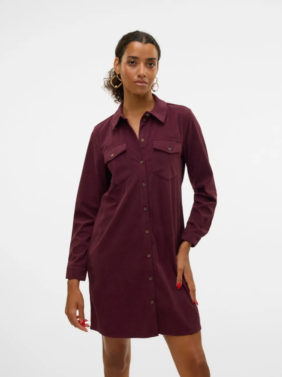 VMVILJA Corduroy Korte jurk