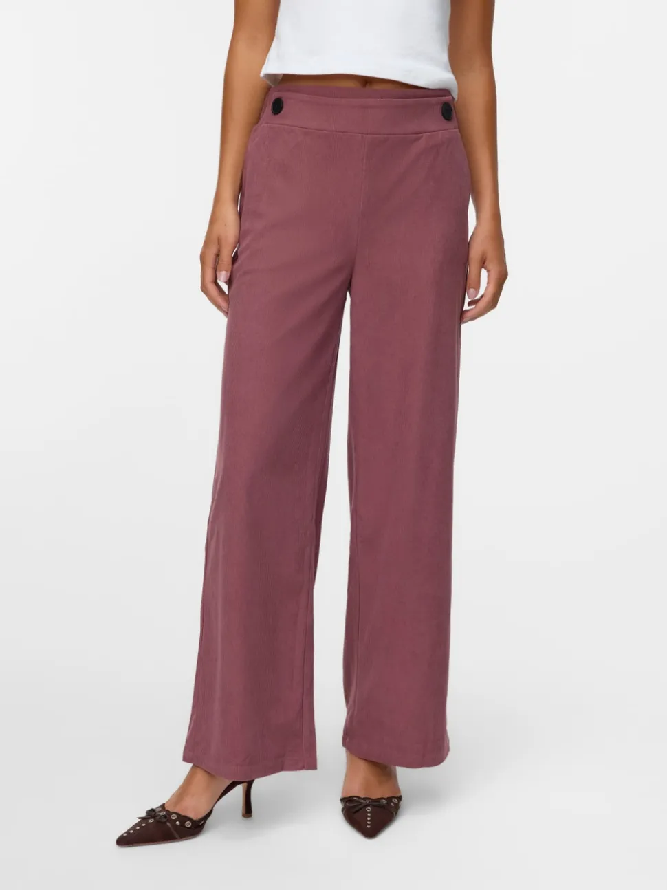VMVILJA High waist Corduroy Broek