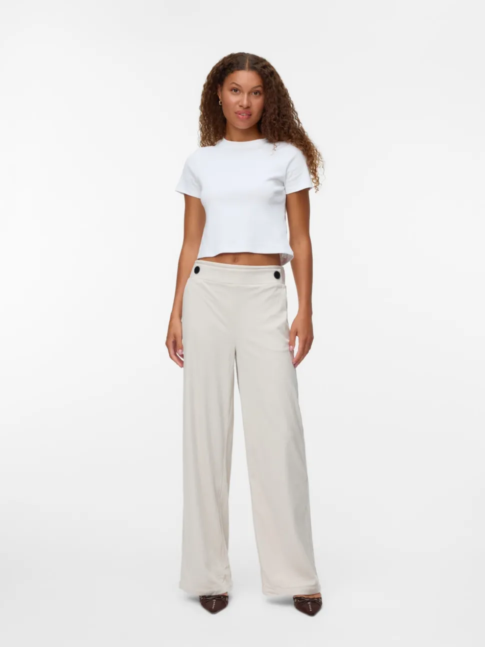 VMVILJA High waist Corduroy Broek