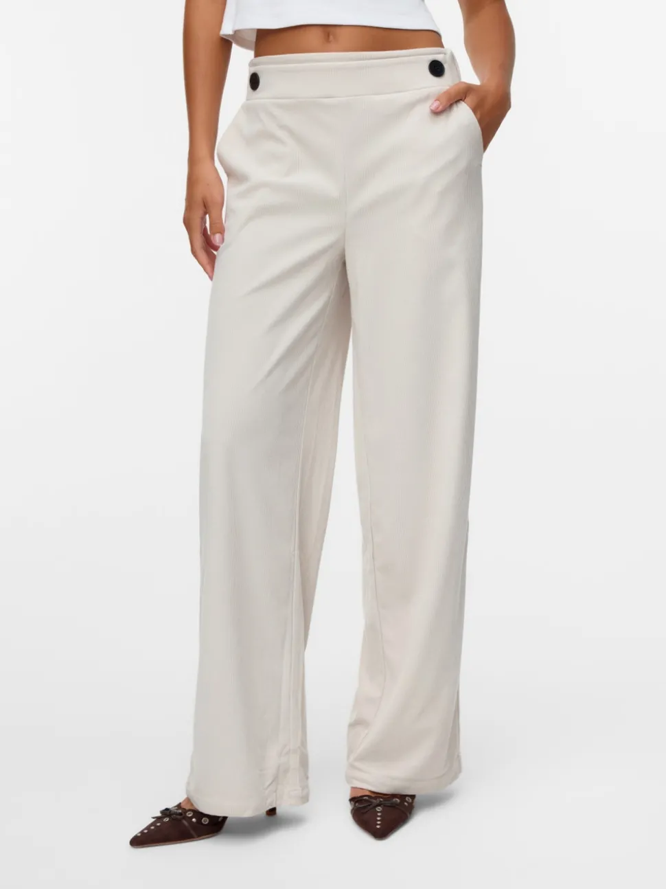VMVILJA High waist Corduroy Broek
