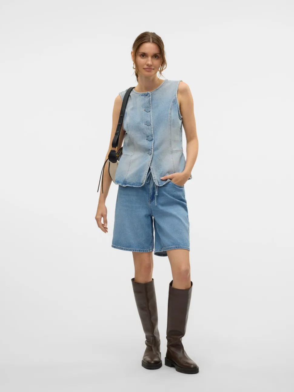 VMVILLA Denim shorts