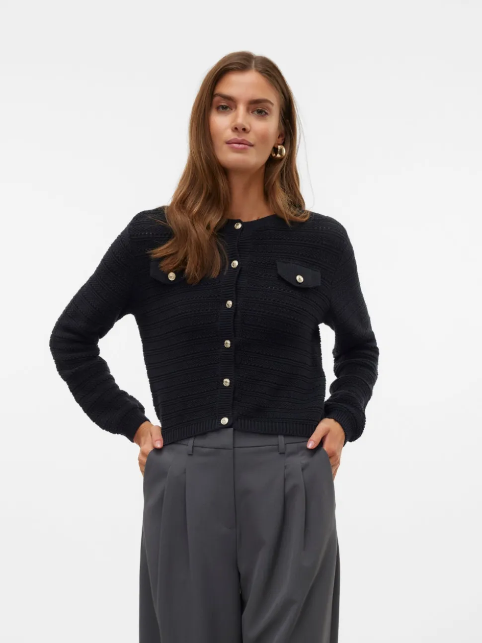 VMVIOLETTA Gebreid vest