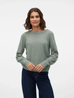 VMWAFFY Gebreide pullover