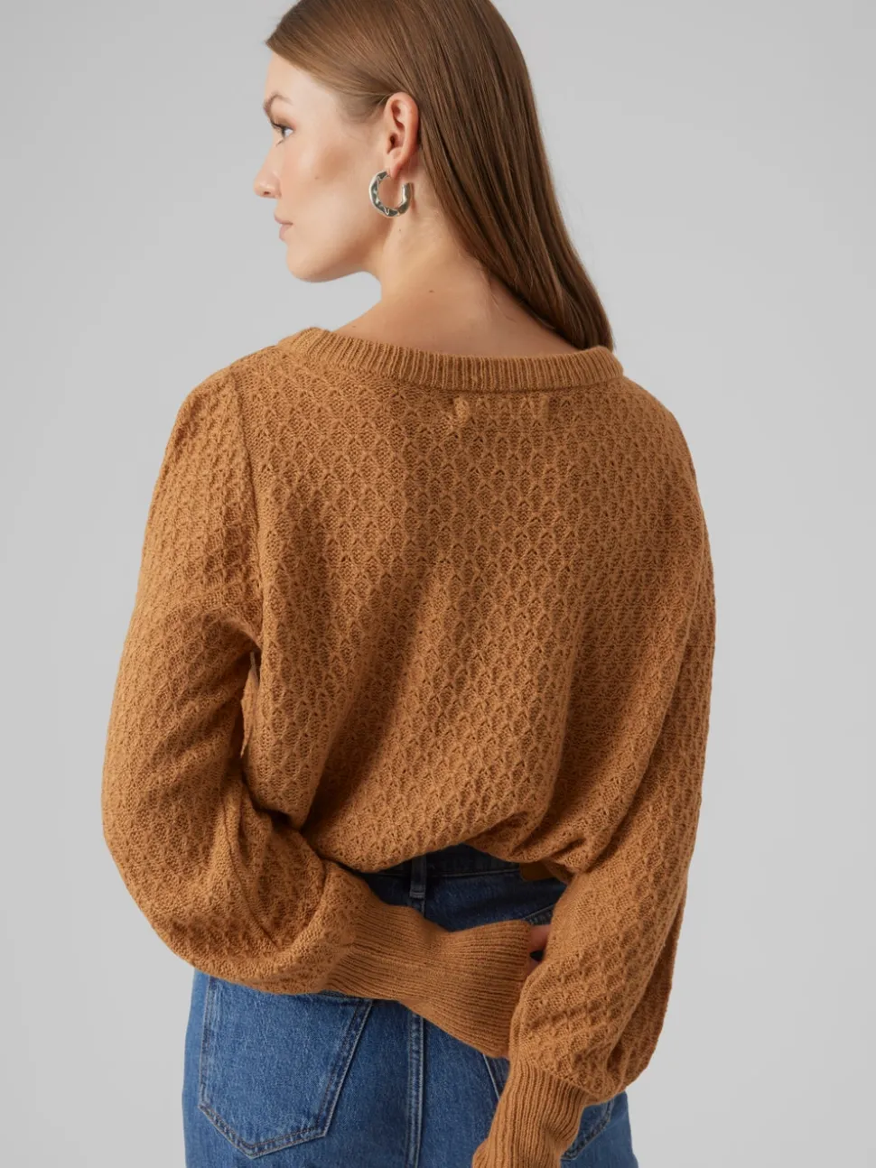 VMWAFFY Gebreide pullover