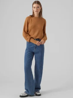 VMWAFFY Gebreide pullover