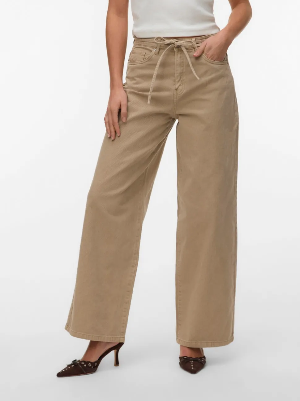 VMWIEN Mid rise Wide leg fit Jeans
