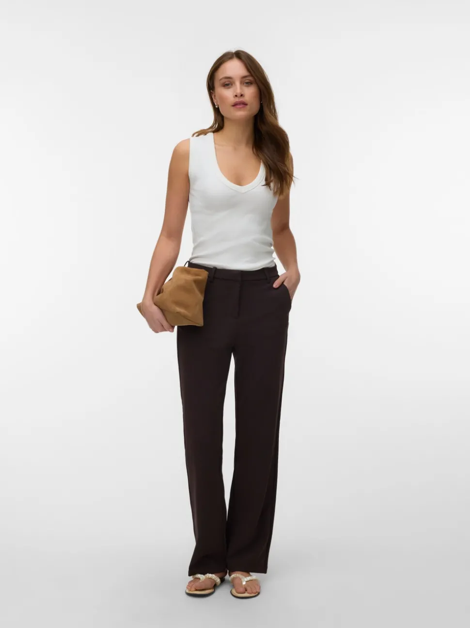 VMZAMIRA Mid waist Broek