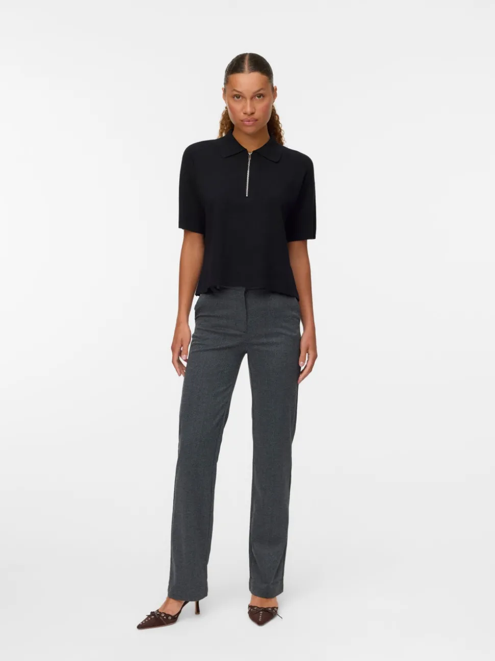 VMZAMIRA Mid waist Broek