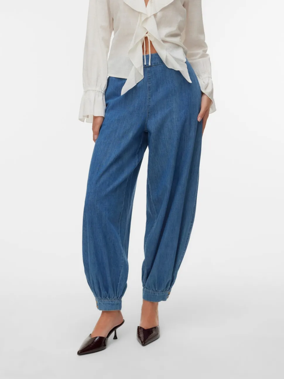VMZELENA Mid rise Broek