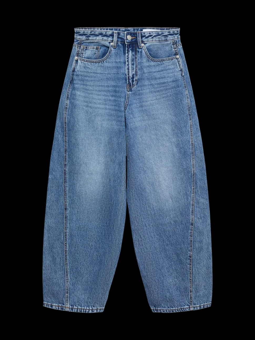 VMZOE Mid rise Barrel fit Jeans