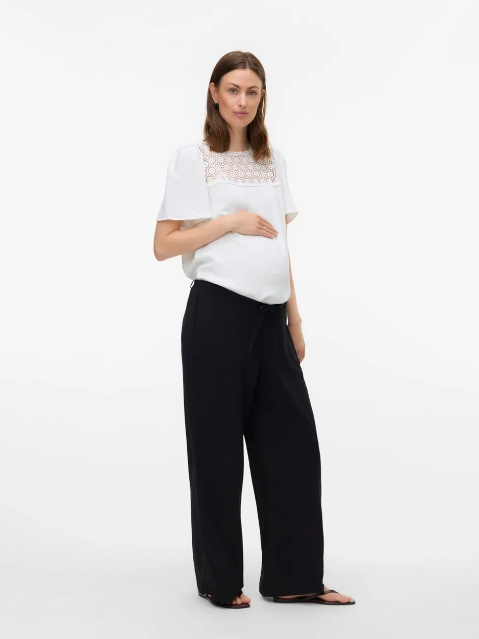 Wide leg fit Broeken