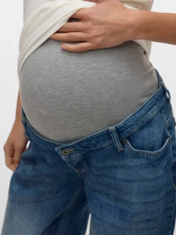 Wide leg fit Mid waist Jeans