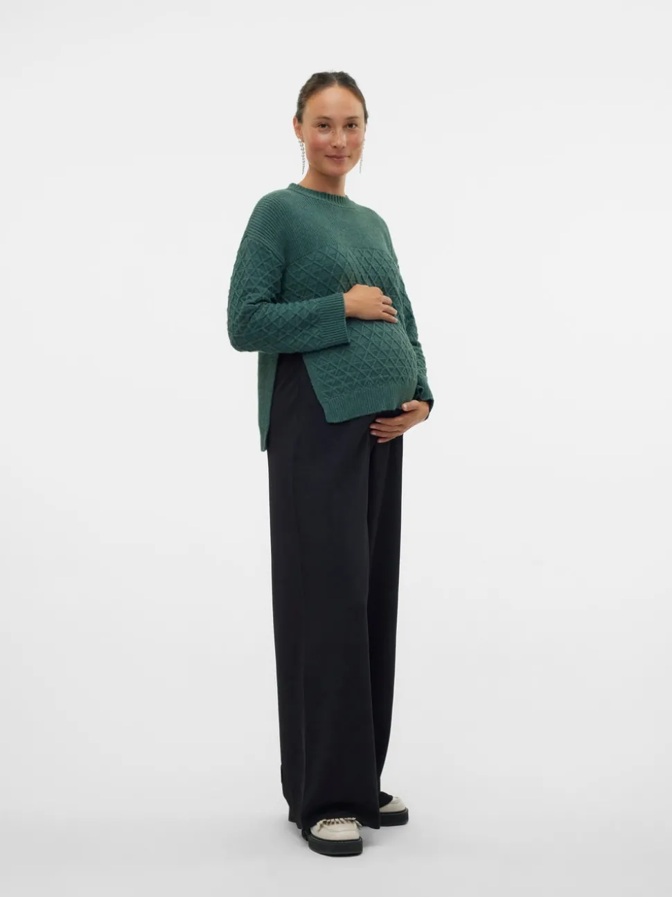 Wide leg fit Broeken